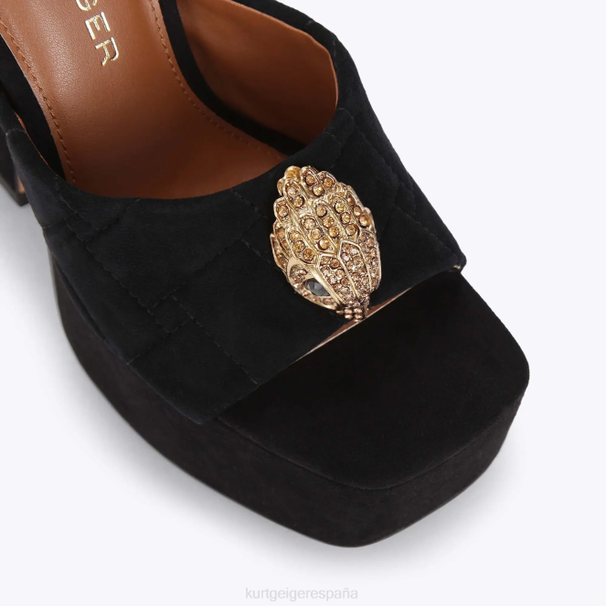 Kurt Geiger mujer mulas con plataforma london kensington 2LPR674 | calzados negro